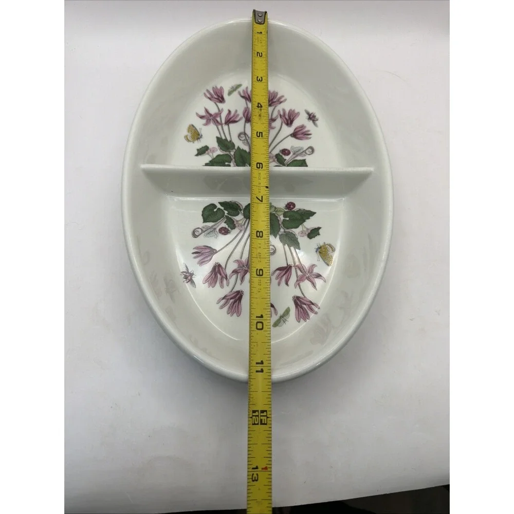 Portmeirion Divided Casserole Botanic Garden Baking/Serving Dish